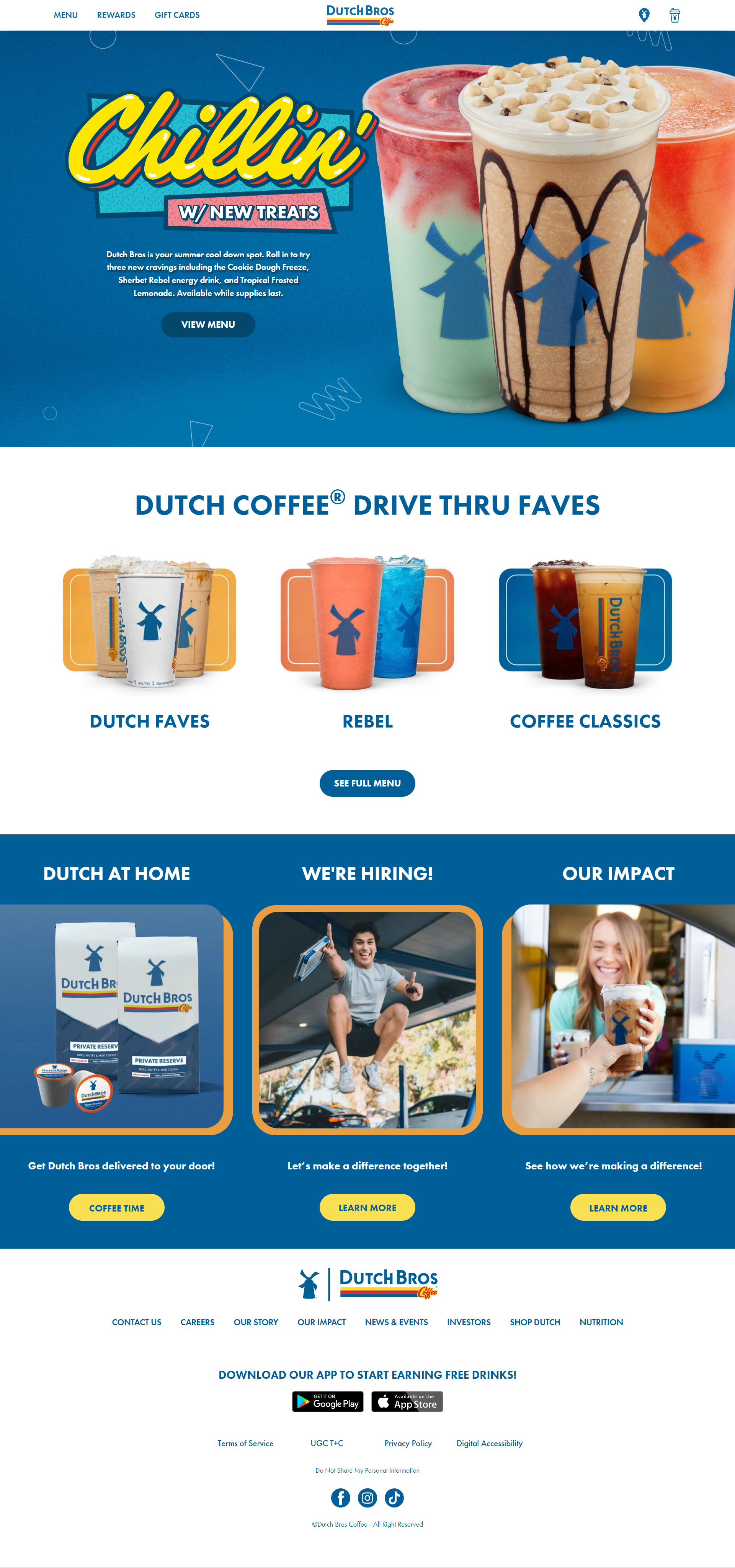 Dutch Bros Homepage